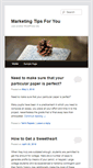 Mobile Screenshot of marketingtips4you.com